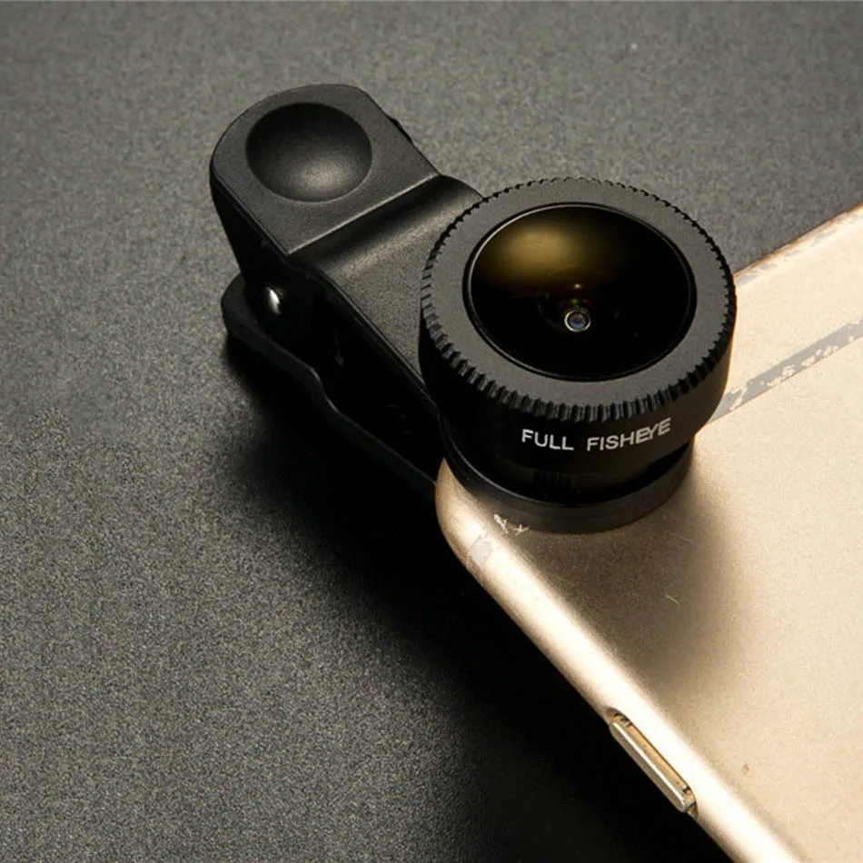 Universal clip 3in1 lens fish eye lenses wide angle lens macro lens