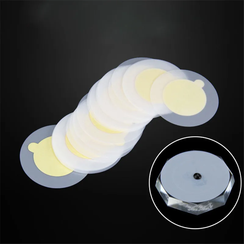 

20pcs Grafting Glue Holder 5cm Eyelash Extension Tool Round Silicone Eyelashes Adhesive Waterproof Stickers Paste Pads Kit