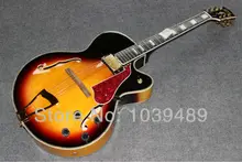 Benutzerdefinierte großhandel Sir F loch hohlen e-gitarre ems-freies verschiffen