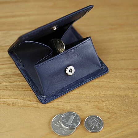 Fashionable Men&#39;s Purse Handmade Ultra thin Soft Coin Purse Wallets Genuine Leather Wallet For ...