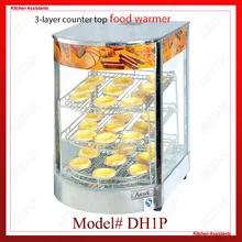 DH1P Commercial Countertop Electric Stainless Steel snack bread pizza Food Warmer Display Showcase electric food warming display showcase hotdog warmer cabinet high quality food warming display case food heating show case