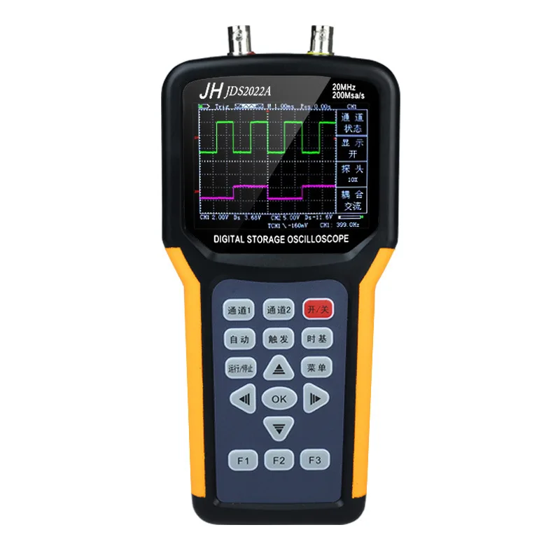 

English menu Oscilloscope Appliances 20MHZ 1 Channels Dual-Channel Handheld Multimeter Oscilloscope Digital Oscilloscope