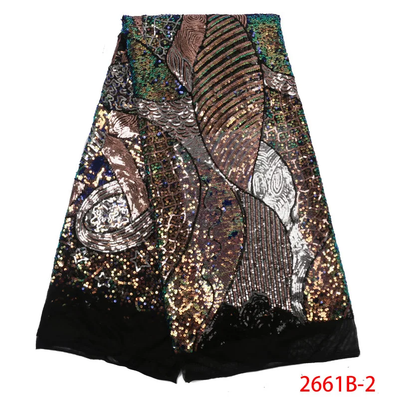 Последняя африканская кружевная ткань французская пряжа кружева высокого качества нигерийские кружева с блестками ткани для женщин платья KS2661B-1