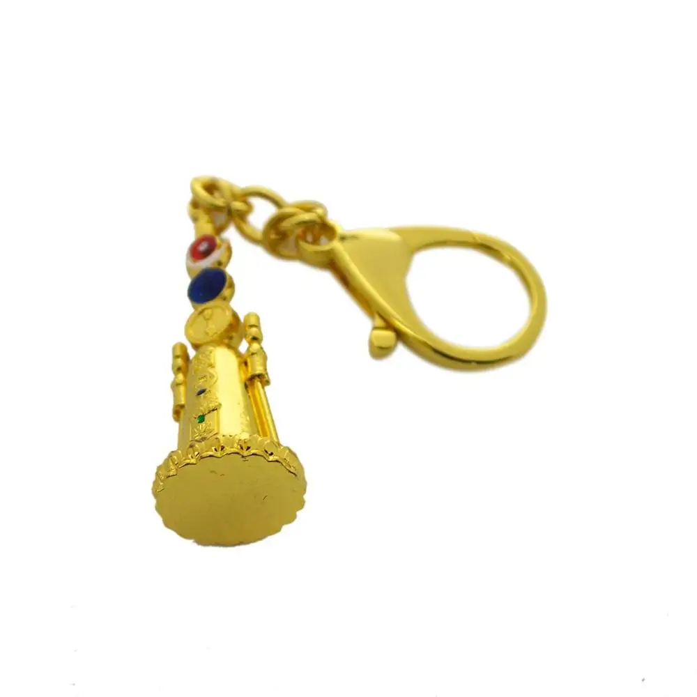 

Feng Shui Sun & Moon 5 Element Pagoda Amulet Keychain Amulet