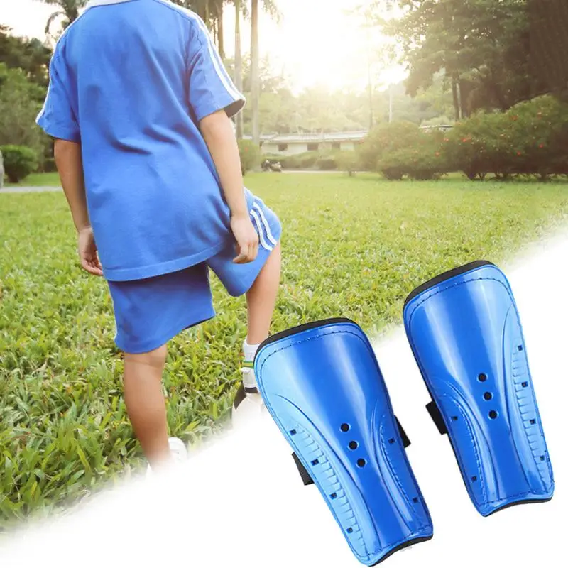 

Soccer Accessory Part High Quality Green Fiel Leggings Reinforced Color Double Football Shin Guards Safety Protective Pads