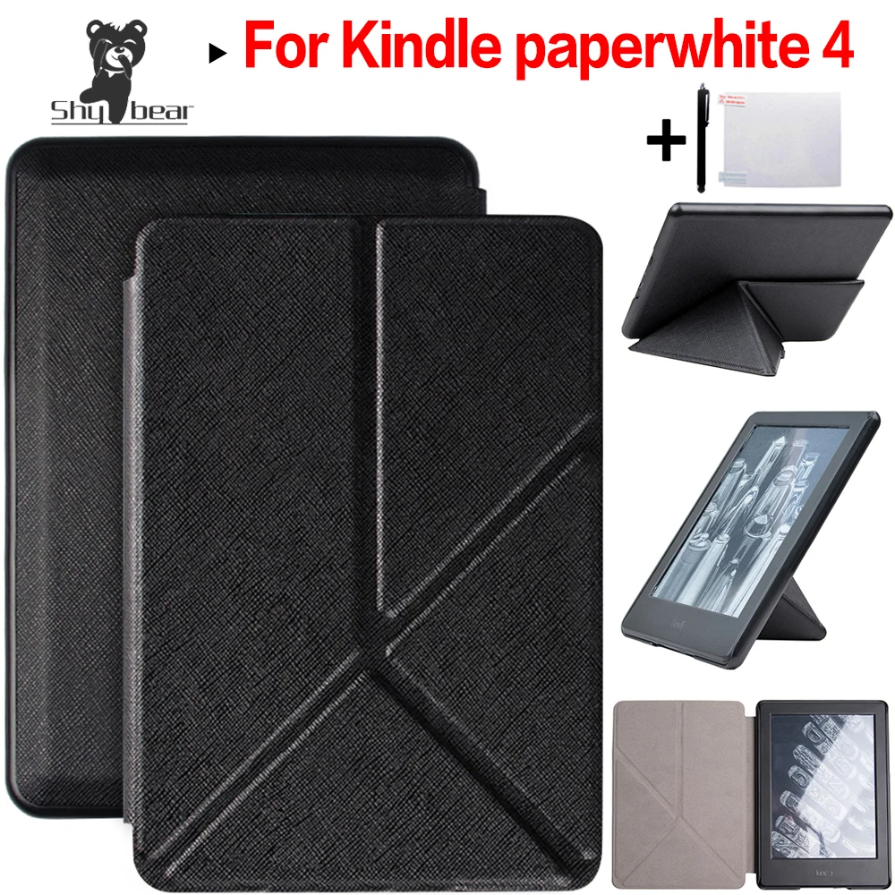 Чехол для Amazon Kindle Paperwhite 4 10th Gen 2018 кожаный чехол-подставка kindle Case Ereader | Компьютеры и