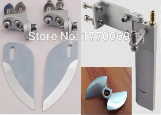 

Feilun FT011 RC Boat metal upgrades Parts metal tail rudder propeller