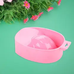 Для чистки ногтей Чаша ногтей удаления ногтей пузыря спа Портативный розовый Для женщин косметический