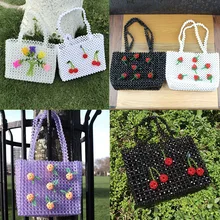 Сумка женская Ins популярная отделка бисером радуга ручная работа сумка знаменитостей сумка с жемчугом уникальный дизайн красочные женские вечерние сумки Свадебные женские сумки