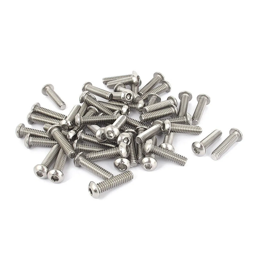 50 шт. 1/4 Inch-20x1 дюймов болты с шестигранной головкой Болты Винты 304 из нержавеющей