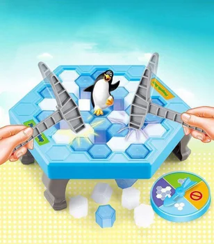 

1 Set Funny Ice Breaking Save The Penguin Great Family Fun Game - The One Who Make The Penguin Fall Off , The Will Lose This Gam