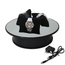 Зеркало стекло верхняя батарея Дисплей Стенд 360 Вращающийся Электрический поворотный стол Показать держатель дисплей показать товар