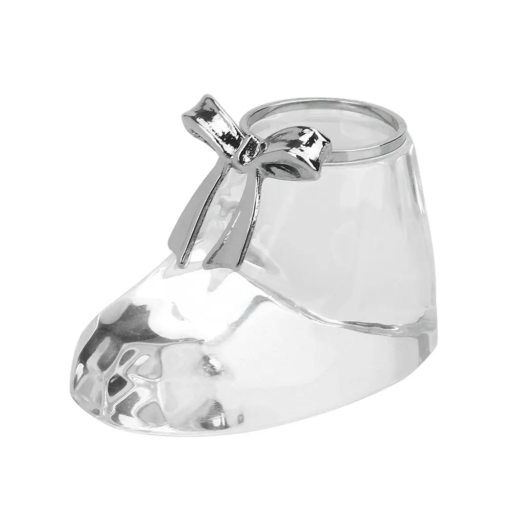 

3D Crystal Baby Shoes Bootie Figurines Birthday Souvenir Gift Ornaments