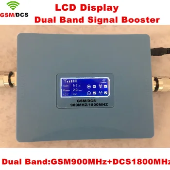 

GSM 900 1800 Repeater 2g 4g lte Dual band Repeater 62dbi LCD Display Signal GSM DCS 900/1800 MHz Amplifier DCS Signal Booster