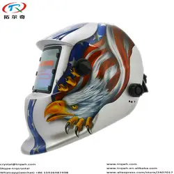 Сварочные маски полностью авто затемнение сварочный шлем American Eagles 1 шт. батарея Сменные Бесплатная доставка TRQ-HD13-2233ff