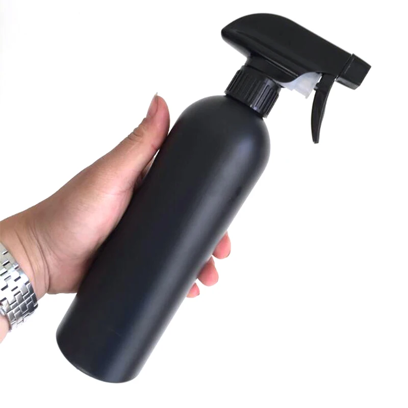 

500ml Empty disinfection Spray plastic bottle High Quality Kitchen Water Sprayer Refillable Bottle With Mist Sprayer Black