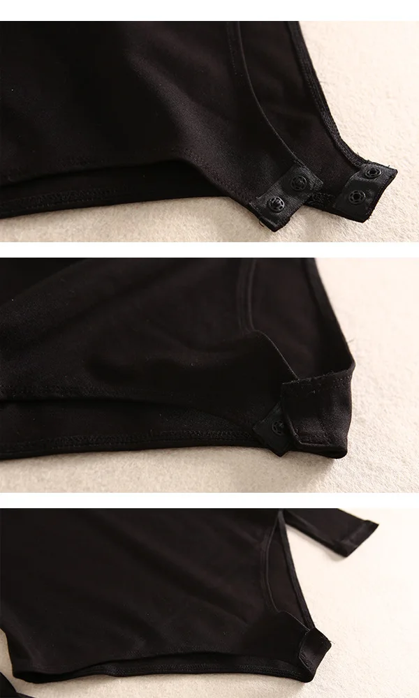 الخريف عالية الرقبة طويلة الأكمام مثير داخلية النساء الصلبة السروال القصير نحيل النساء بذلة السروال القصير الخريف عالية الرقبة طويلة الأكمام مثير داخلية النساء الصلبة السروال القصير نحيل النساء بذلة السروال القصير