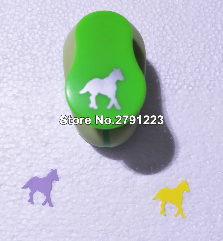 

free shipping horse shaped EVA foam save power punch paper punch for greeting card handmade Scrapbooking diy toy puncher