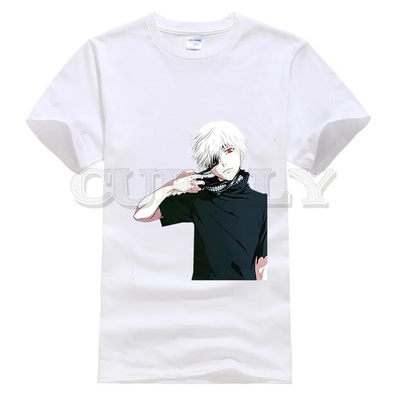 

2019 anime short sleeve Tokyo Ghoul Men funny t shirts oggai Ken Ken / Sasaki men shirts men tshirts fashions Men's Clothing