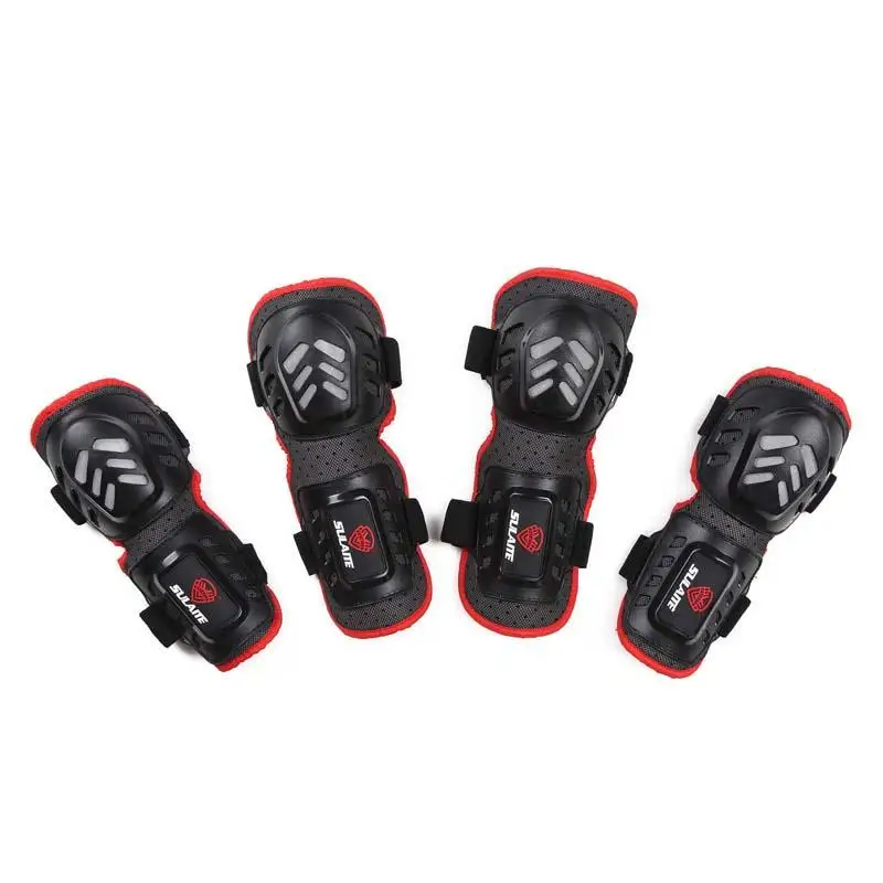 

4pcs/set Riding Knee Pads Elbow Pad Motorcycle Racing Guard Off Road MTB Cycling Protector Motocross Equipment Sets
