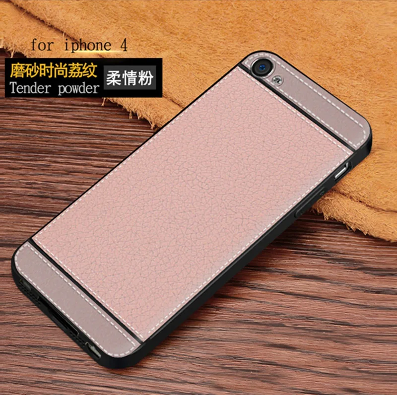Litchi silicone case iphone 4 4s (15)