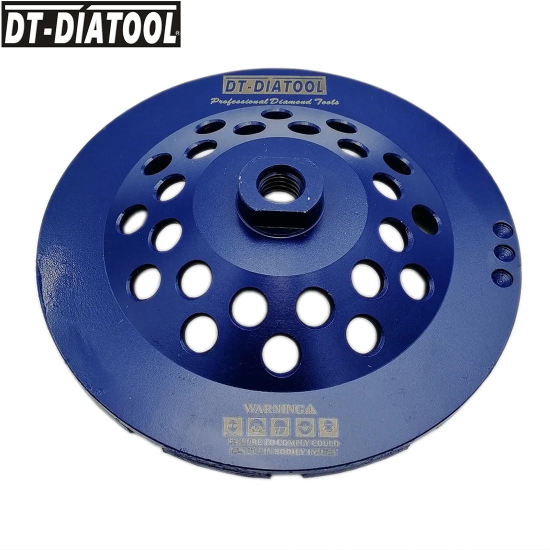 DT-DIATOOL 2 шт. диаметр " /180 мм двойной ряд алмазный шлифовальный круг 5/8-11 резьбы шлифовальный диск для бетона твердый камень гранит