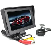 4.3 дюймов цветной TFT LCD экран широкий угол зрения автомобиль зеркало заднего вида монитор + камера