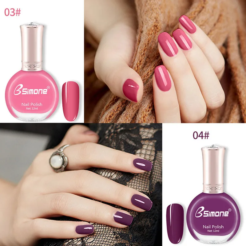 

30 Colors Gel Nail Polish Healthy Environmentally Friendly Unscented and Long-lasting Water-based Nail Polish Varnish TSLM1