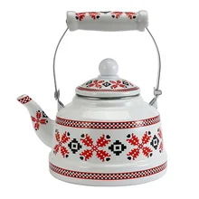 1.1L 1.7L 2,5 L Плетеный эмалированный чайник для воды, кофейник, китайский традиционный креативный чайник для воды для дома и кухни