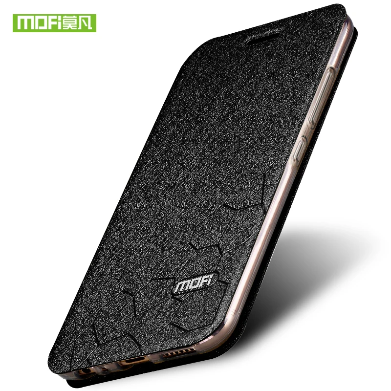 Huawei Honor 7X cubierta de la caja del cuero flip de lujo de capas Mofi original Huawei Honor7X caso 360 protectect anti-knock fundas