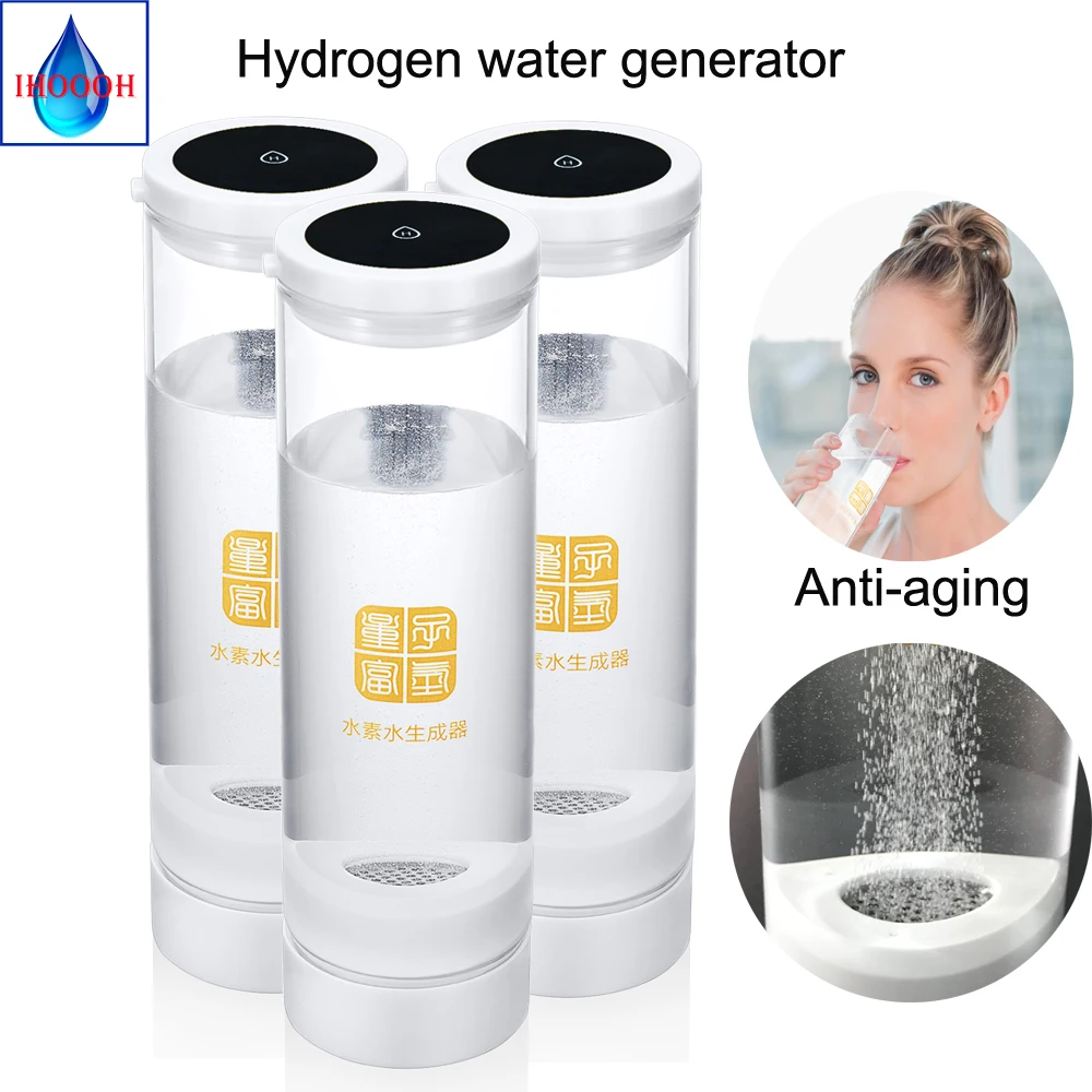 hydrogen generator H2 electrolysis 600ML USB detoxify and