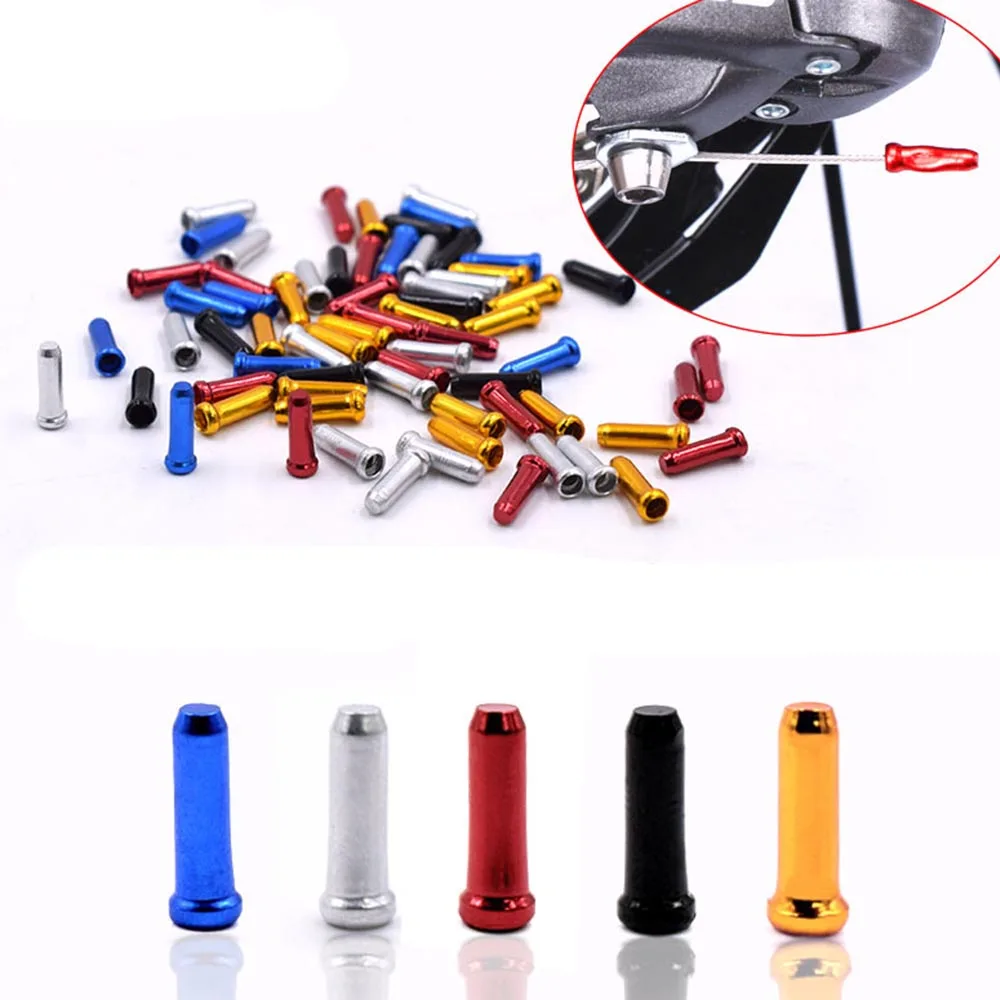 

30Pcs Colorful Durable Practical Mini MTB Aluminium Alloy Bike Line Cap Cover Cycling Bicycle Part Brake Wire Cap Cable Part
