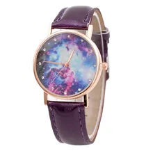 CLAUDIA Nova Moda Chegada Estrela Fabuloso Série Senhora Relógio de Pulso Pulseira de Couro Analog Watch horloges vrouwen mulher assistir Venda Quente