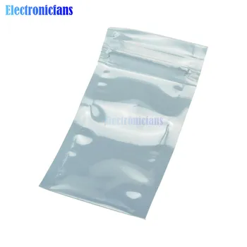 

50PCS 50x90mm 40 x 70mm ESD Anti-Static Shielding ZIP LOCK Bags USABLE SIZE