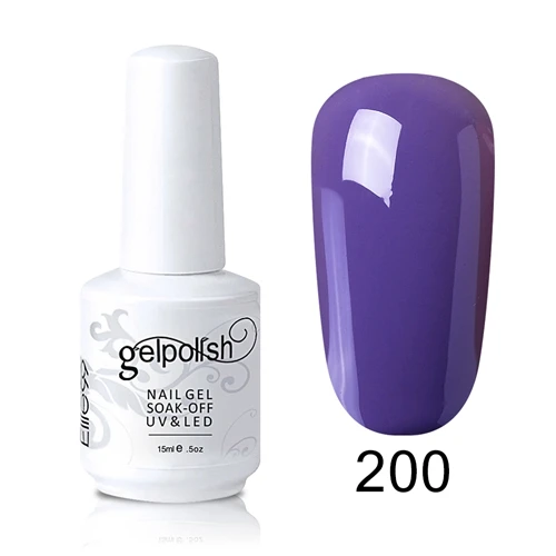 Elite99 15 мл Лак для ногтей Soak Off UV Stamping paint Gellak лак для ногтей светодио дный лампа Gelpolish Lucky лак гибридные лаковые чернила - Цвет: GNS200