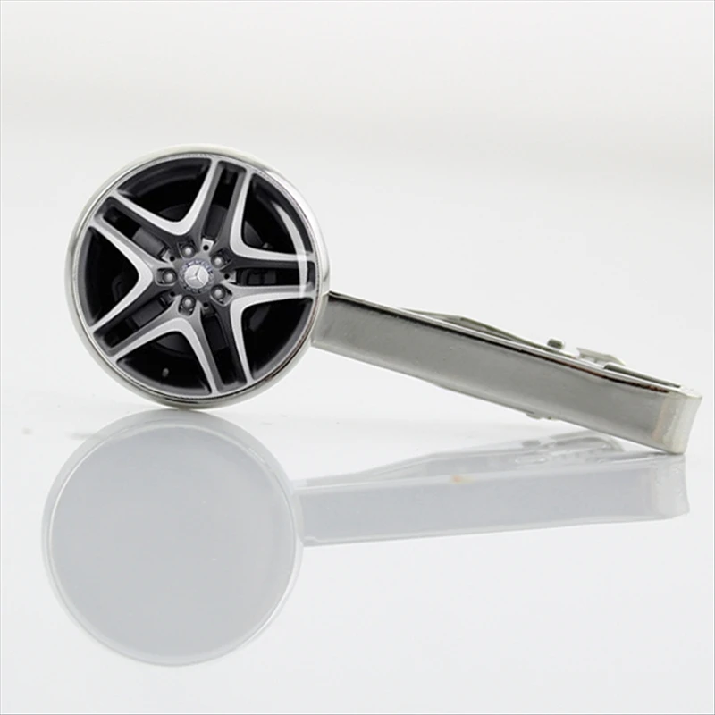 

Wheels Rim Necktie tie tacks wholesale retail Wheel Rim Auto Parts picture tie pin Novelty bicycle bike geek men tie clip T806