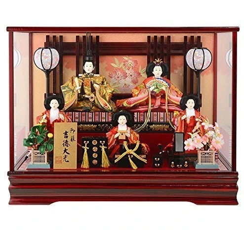 

48*36*29cm Japanese daughter section handmade-3Dhand paintted paper display dolls The ancient palace prince