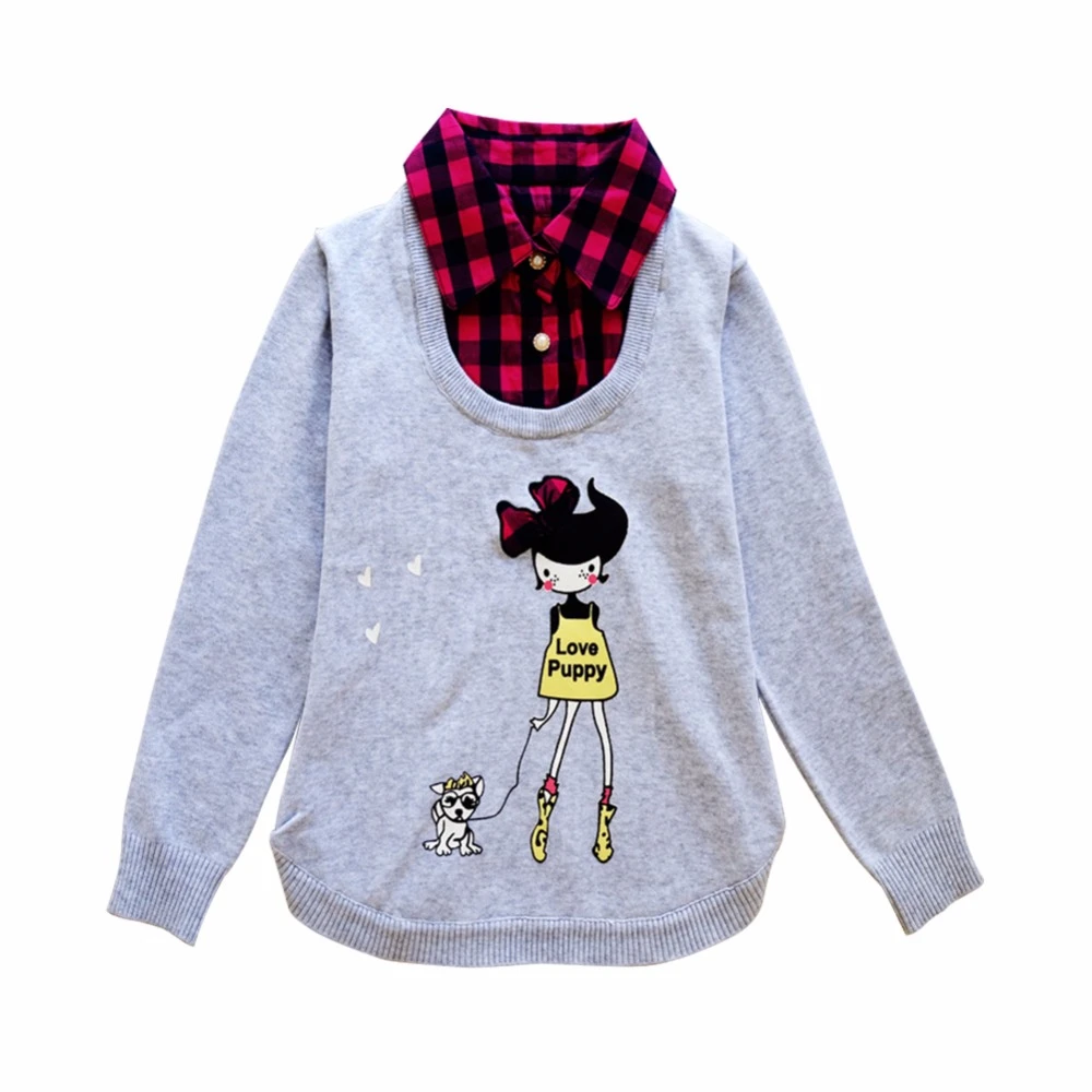 女の子セータープルオーバーブランド子供セーター秋綿ニット子供の女の子暖かいかわいい女の子の服を上着 Knitwear Kids Children Sweater Girlschildren Sweater Aliexpress