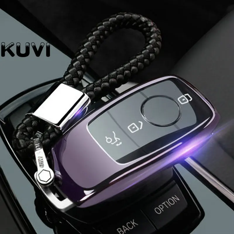

TPU Car Key Cover Case Shell Bag Protective soft For Mercedes Benz 2017 E Class W213 2018 S class Accessories Styling