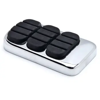 

For Kawasaki Vulcan 900 1600 Classic 1500 Suzuki Boulevard C50 Intruder 1500 LC Chrome Motorcycle Brake Pedal Cover Rubber Pad