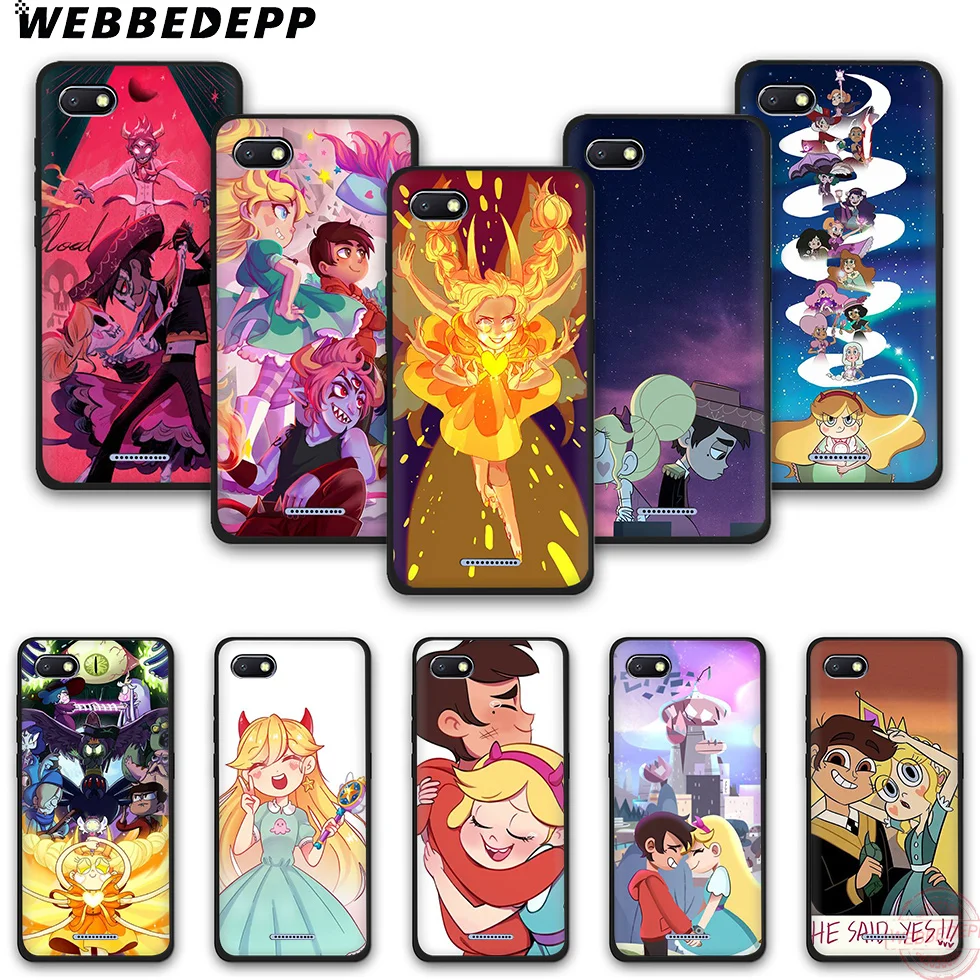 

WEBBEDEPP Star vs evil forces TPU Phone Case for Redmi Note 6Pro 7Pro 4A 4X 5 5A 6A 6Pro 7 S2 note 8