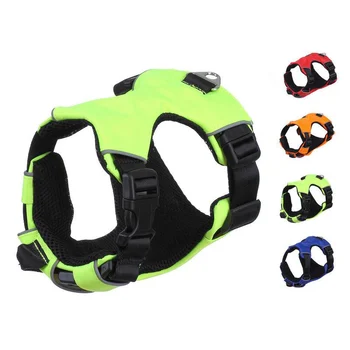 

Adjustable Comfort Soft Breathable Multifunctional Dog Harness Pet Vest Rope Dog Chest Strap Leash Set Collar Leads Harness