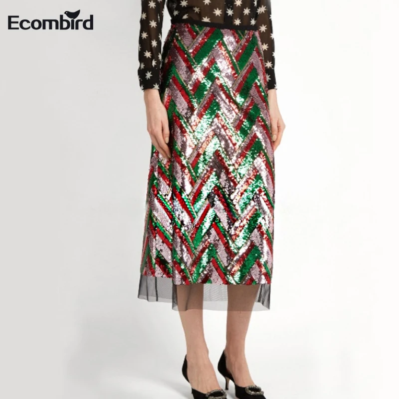 luxury women skirt bling