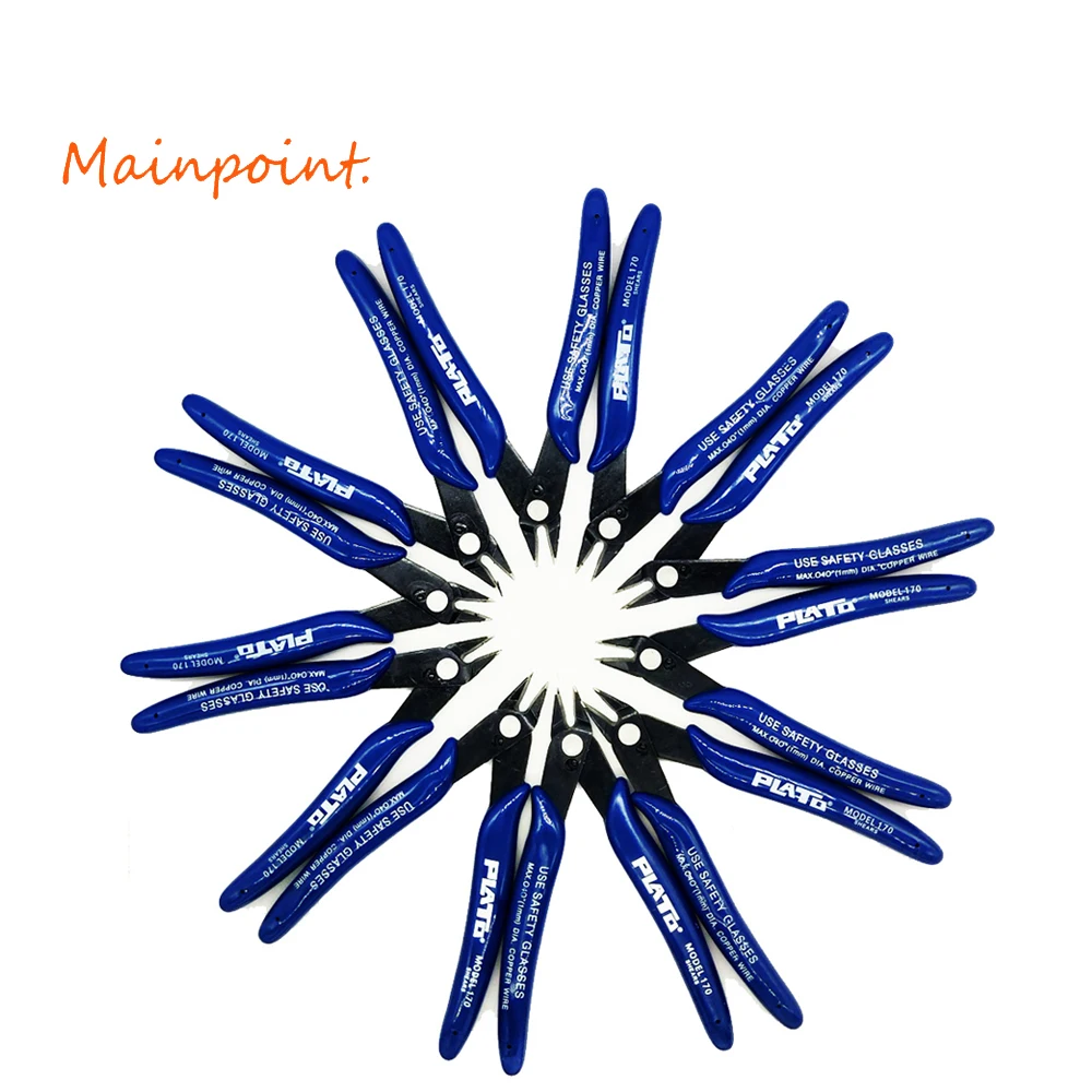 

10Pc 5" Diagonal Pliers Stripping Electrical Wire Cable Cutters Cutting Side Snips Flush Pliers Nipper Hand Tools Herramientas