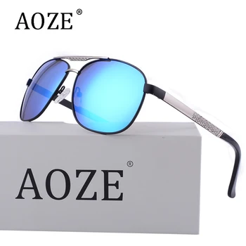 

AOZE 2019 retro brands sports top Quality fashion Men Women sunglasses Polarizer sunglasses driveing sunglasses UV400