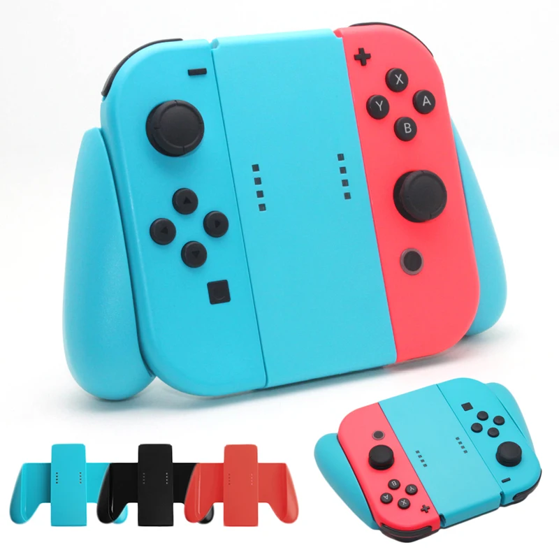 

3 Colos Plastic Hand Grip Stand Comfort Grip Handle Bracket Support Holder For Nintend Switch Joy-Con Controller Hand Grip