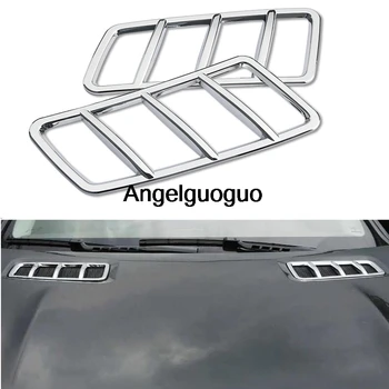 

Angelguoguo 2 pcs Car Front Hood Air Vent Outlet Cover Trim Frame for Mercedes Benz ML GL GLE GLS Class