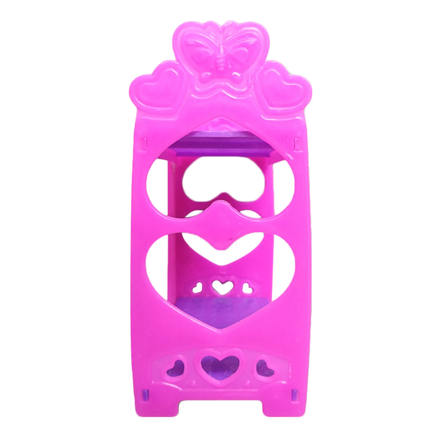 Besegad Doll House Mini Cute Plastic Double Bed Bedroom Furniture Accessories Toy Prop for Barbie Children Girls Birthday Gifts