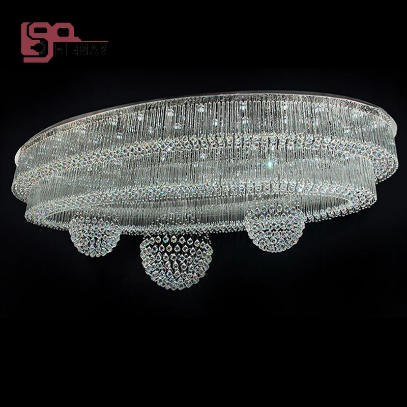 Us 793 88 11 Off High Quality Flush Mount Crystal Chandelier Lighting Fixtures For Hotel Lobby Light Re Kristallen Lamp In Chandeliers From Us 793 88 11 Off High Quality Flush Mount Crystal Chandelier Lighting Fixtures For Hotel Lobby Light Re Kristallen Lamp In Chandeliers From