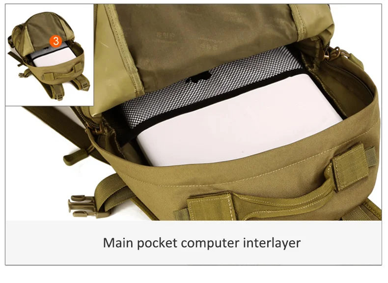 Bolsas de Desporto Tático Militar Mochila Acampamento Assalto Molle Montanhismo Caminhadas Camuflagem Caça Bolsa Xa369wd 35l 14 Cheap Mochilas escal.